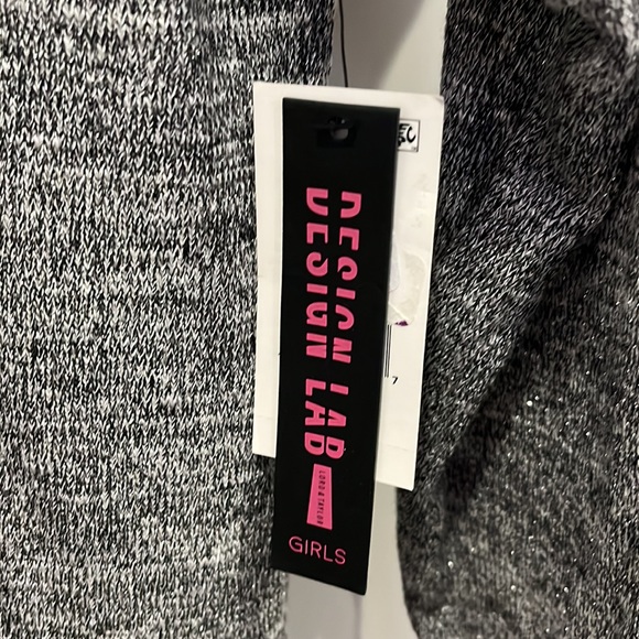 Grey silver and black sparkle sweater Girls - Picture 4 of 5